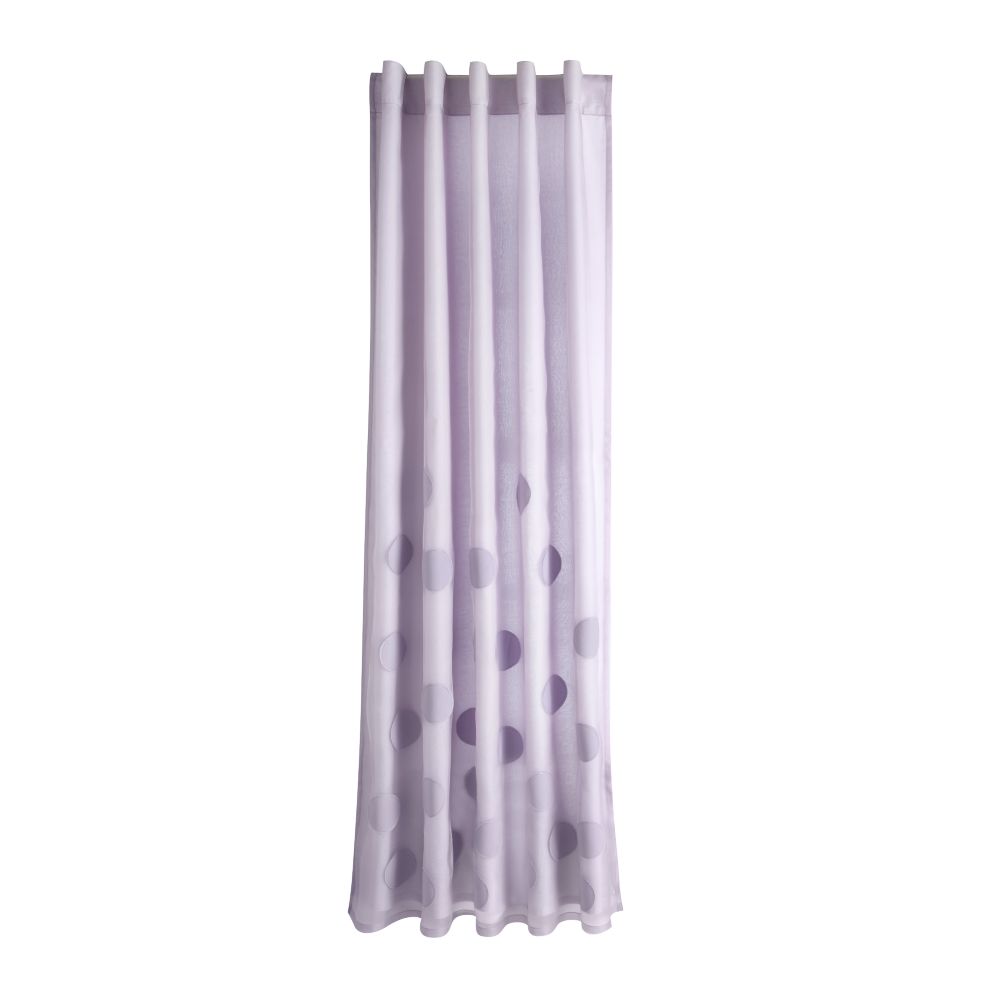 63" Tiny Bubbles Curtain Panel (Lavender)